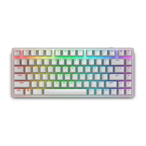 Alienware - Pro 75% Wireless Mechanical Gaming Keyboard with RGB Back Lighting - Lunar Light
